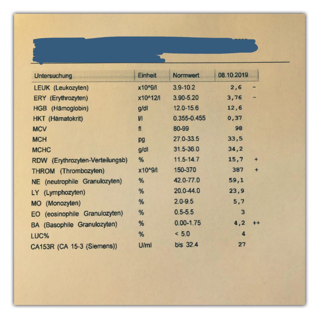 Blutwerte - Leben mit metastasiertem Brustkrebs